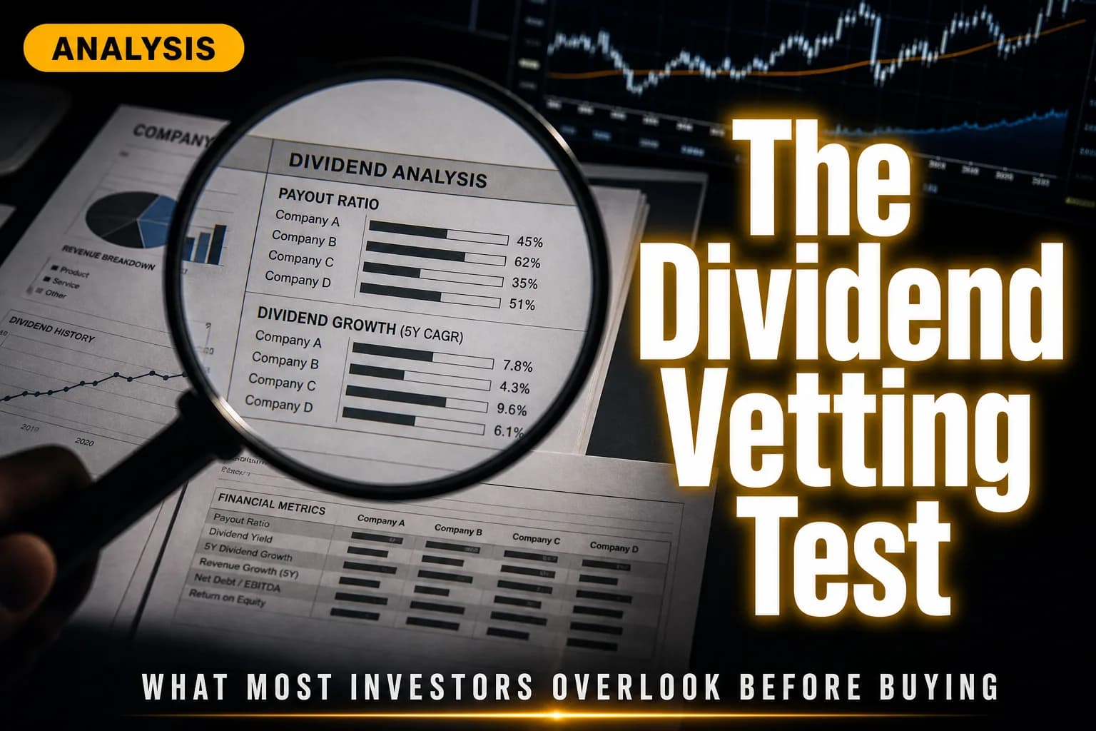 Best Passive Income Stocks: The 4-Point Test Before You Buy Any Dividend Payer