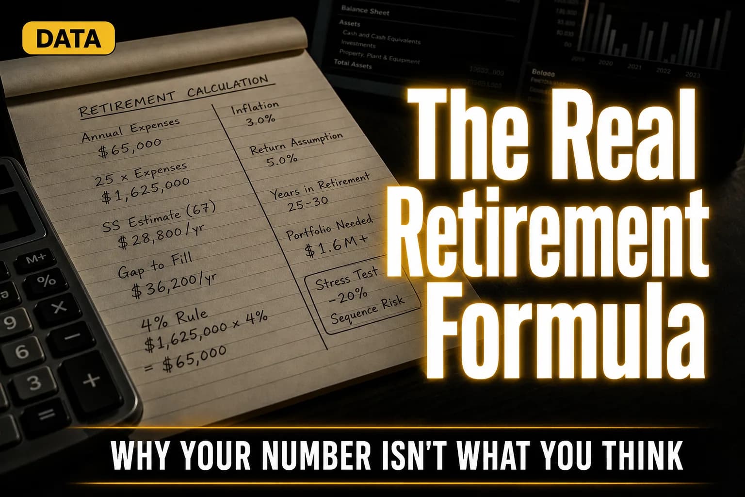How Much Passive Income Do You Actually Need to Retire? The Real Math