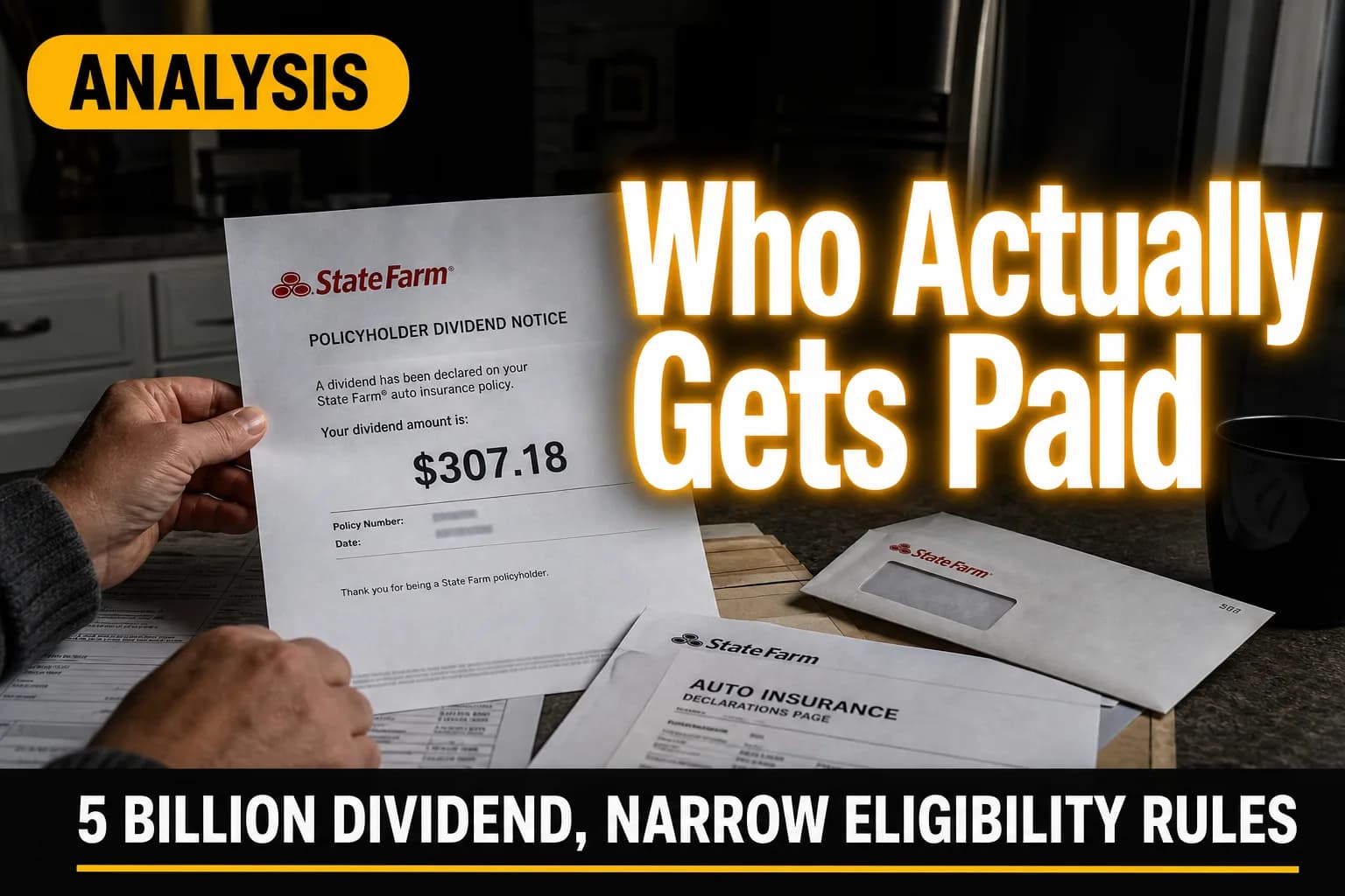 State Farm's $5 Billion Dividend: Who Actually Qualifies for a Check